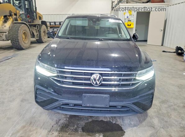 3VV2B7AX3NM130559 2022 VOLKSWAGEN TIGUAN Black Вид спереду