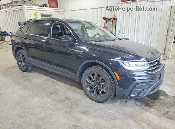 3VV2B7AX3NM130559 2022 VOLKSWAGEN TIGUAN Black Передня права чверть