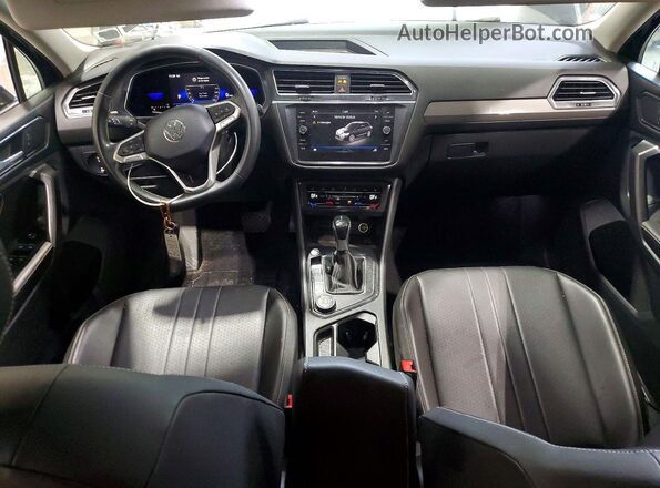 3VV2B7AX3NM130559 2022 VOLKSWAGEN TIGUAN Black Вид панелі приладів
