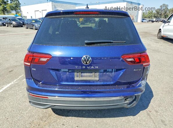 3VV2B7AX3RM135556 2024 VOLKSWAGEN TIGUAN Blue Widok z tyłu