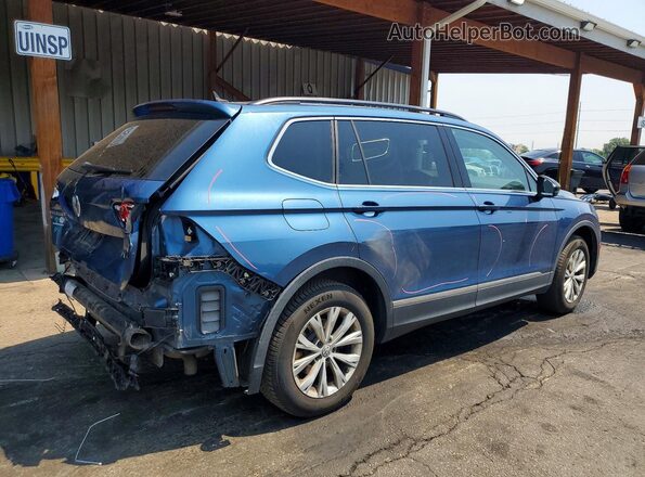 3VV2B7AX4JM015317 2018 VOLKSWAGEN TIGUAN Blue Tył prawy