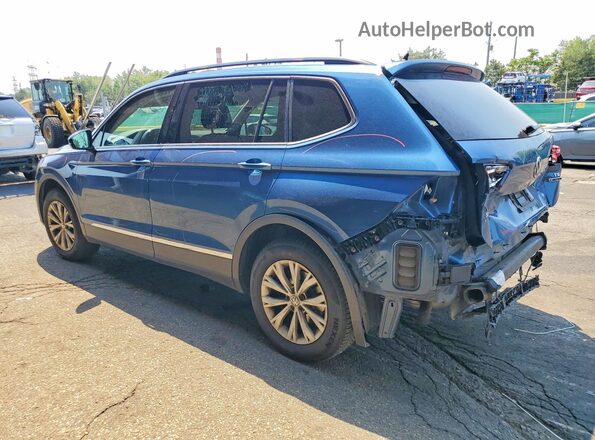 3VV2B7AX4JM015317 2018 VOLKSWAGEN TIGUAN Blue Tył lewy