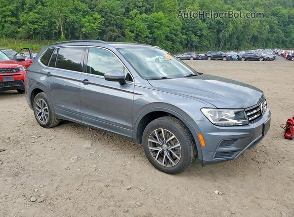 3VV2B7AX4KM005128 2019 VOLKSWAGEN TIGUAN Gray Przód prawy