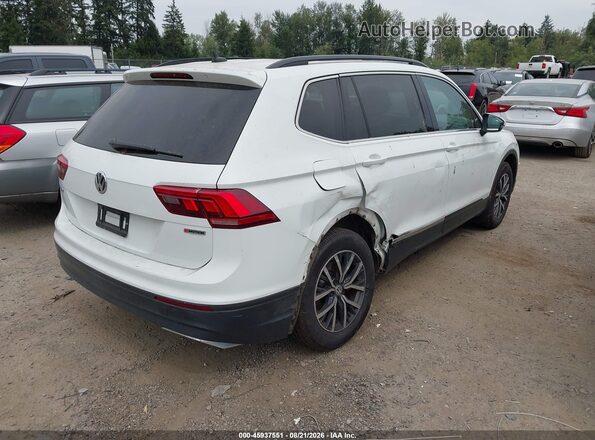 3VV2B7AX4KM038968 2019 VOLKSWAGEN TIGUAN Белый Задняя правая четверть