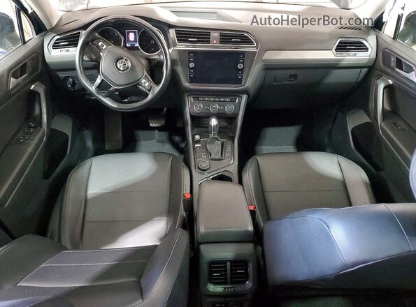 3VV2B7AX4KM072991 2019 VOLKSWAGEN TIGUAN Black Вид панелі приладів