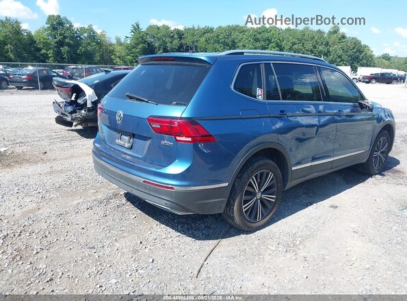 3VV2B7AX4KM116908 2019 VOLKSWAGEN TIGUAN Blue Rear right