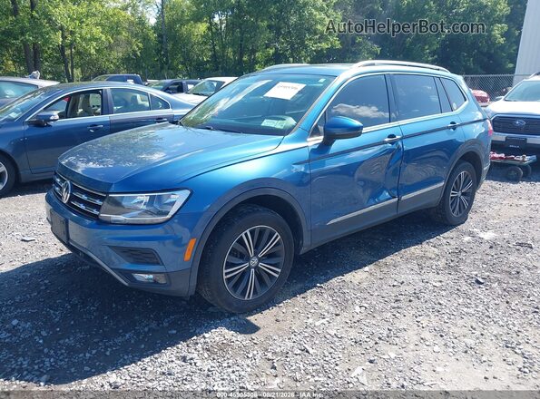 3VV2B7AX4KM116908 2019 VOLKSWAGEN TIGUAN Blue Front left