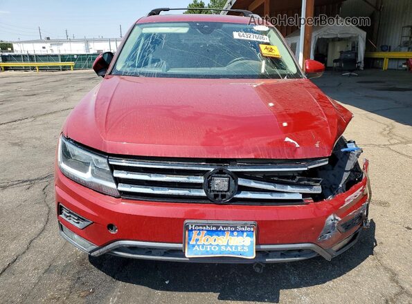 3VV2B7AX4LM145438 2020 VOLKSWAGEN TIGUAN Maroon Widok z przodu