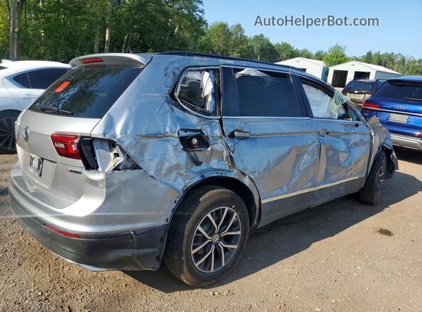 3VV2B7AX4MM122775 2021 VOLKSWAGEN TIGUAN Silver Հետևի աջ