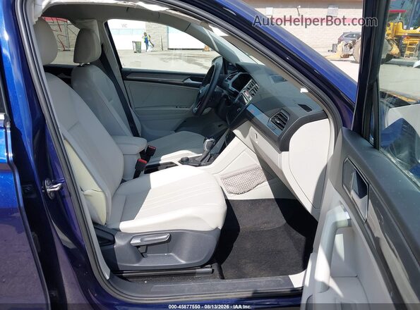 3VV2B7AX4NM101135 2022 VOLKSWAGEN TIGUAN Blue Vista interior delantera