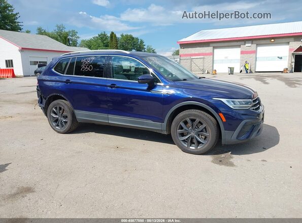 3VV2B7AX4NM101135 2022 VOLKSWAGEN TIGUAN Blue Vista interior de 360 grados