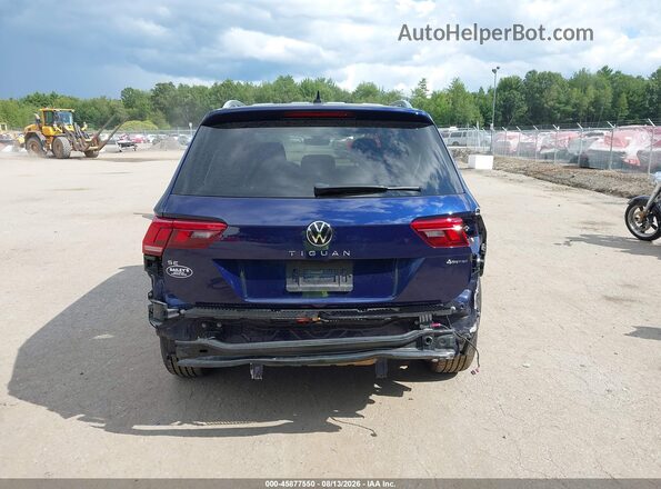3VV2B7AX4NM101135 2022 VOLKSWAGEN TIGUAN Blue 