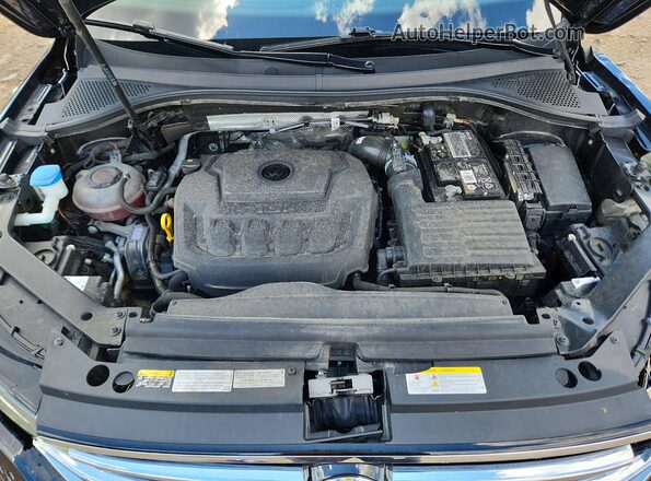 3VV2B7AX4NM174425 2022 VOLKSWAGEN TIGUAN Черный Вид задней части салона