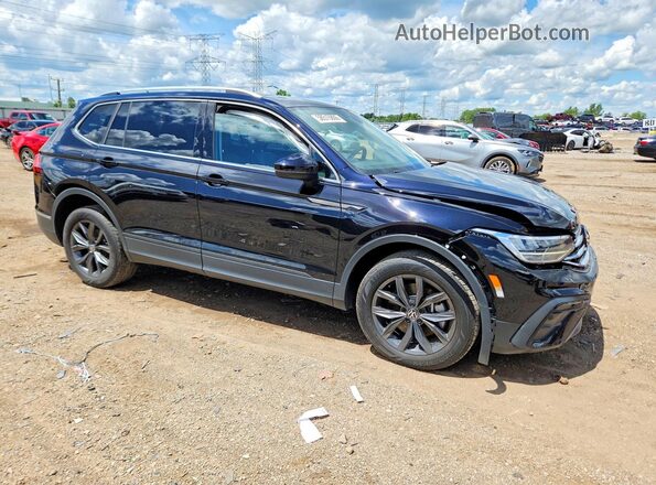3VV2B7AX4NM174425 2022 VOLKSWAGEN TIGUAN Черный Передняя правая четверть