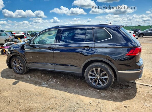 3VV2B7AX4NM174425 2022 VOLKSWAGEN TIGUAN Черный Задняя левая четверть