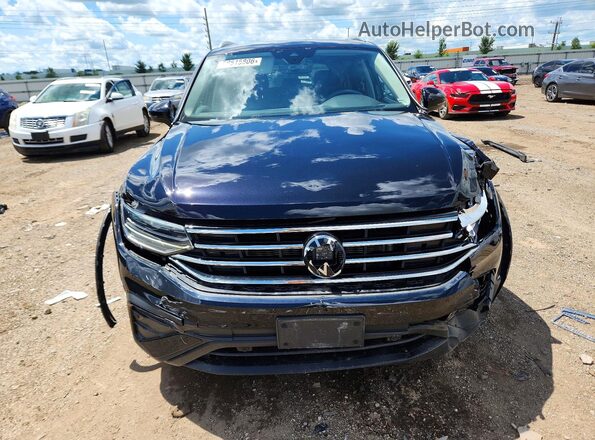3VV2B7AX4NM174425 2022 VOLKSWAGEN TIGUAN Черный Вид спереди