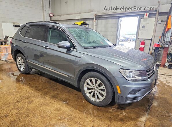 3VV2B7AX5JM048794 2018 VOLKSWAGEN TIGUAN Серый Передняя правая четверть