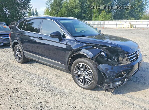 3VV2B7AX5JM105673 2018 VOLKSWAGEN TIGUAN Black Передня права чверть