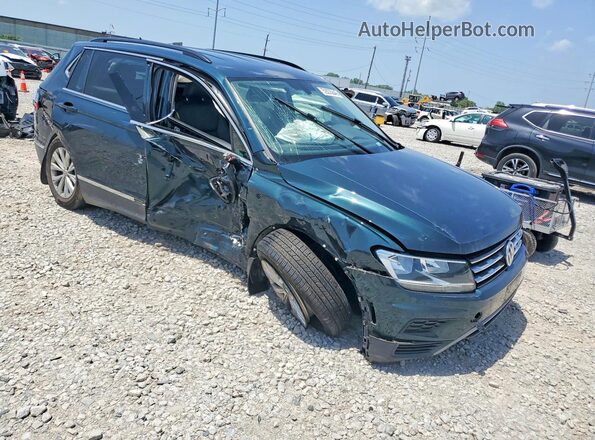 3VV2B7AX5JM155246 2018 VOLKSWAGEN TIGUAN Green წინა მარჯვენა