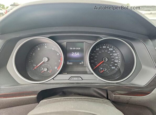 3VV2B7AX5JM222184 2018 VOLKSWAGEN TIGUAN White Вид щитка приладів