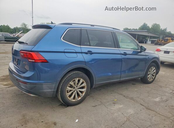 3VV2B7AX5KM033035 2019 VOLKSWAGEN TIGUAN Blue Tył prawy