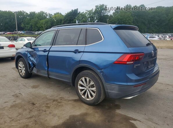 3VV2B7AX5KM033035 2019 VOLKSWAGEN TIGUAN Blue Tył lewy