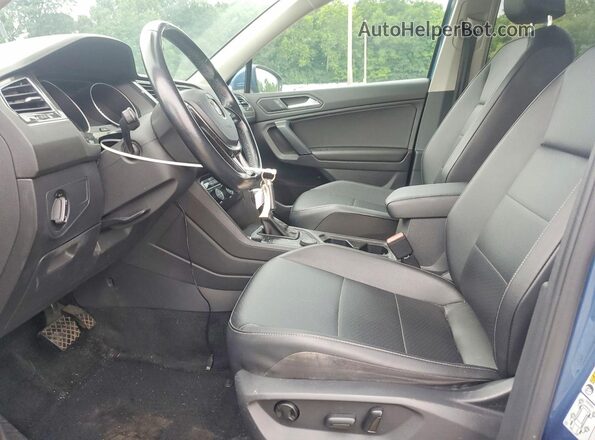 3VV2B7AX5KM033035 2019 VOLKSWAGEN TIGUAN Blue Widok wnętrza z przodu