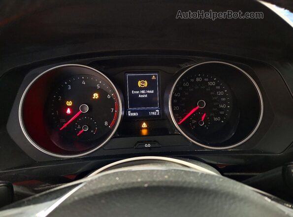3VV2B7AX5KM120434 2019 VOLKSWAGEN TIGUAN Gray Instrument cluster view
