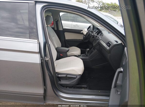 3VV2B7AX5KM136424 2019 VOLKSWAGEN TIGUAN Gray წინა სალონის ხედი