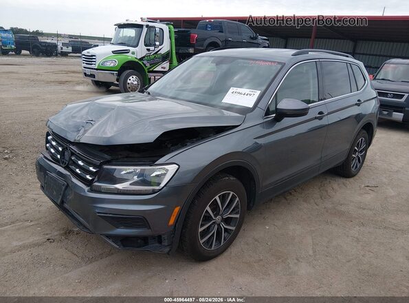3VV2B7AX5KM136424 2019 VOLKSWAGEN TIGUAN Gray წინა მარცხენა ხედი სამი მეოთხედიდან
