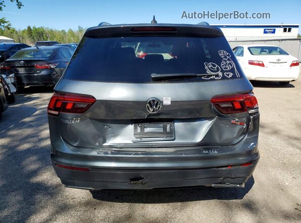 3VV2B7AX5KM169326 2019 VOLKSWAGEN TIGUAN Серый Вид сзади