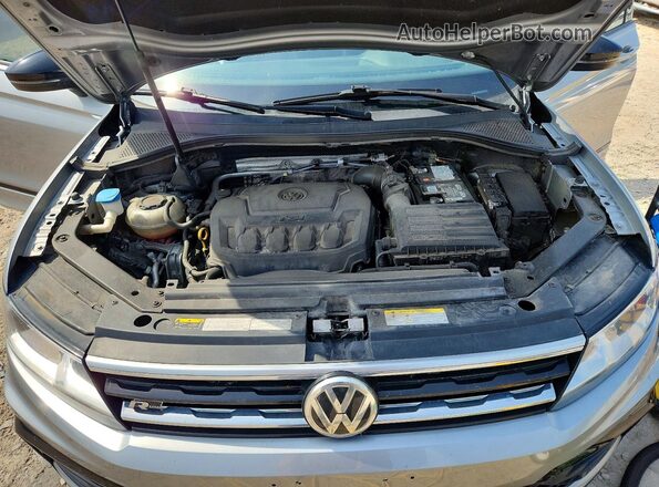 3VV2B7AX5MM023236 2021 VOLKSWAGEN TIGUAN Silver Engine compartment view