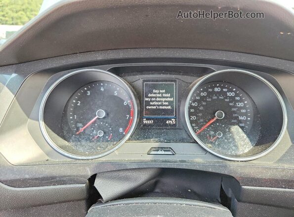 3VV2B7AX5MM023236 2021 VOLKSWAGEN TIGUAN Silver Instrument cluster view