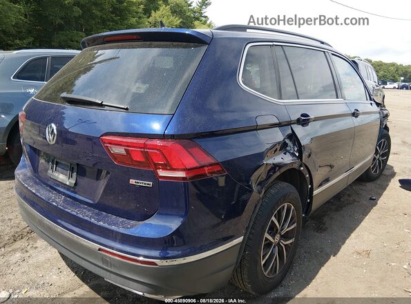 3VV2B7AX5MM058567 2021 VOLKSWAGEN TIGUAN Blue Tył prawy
