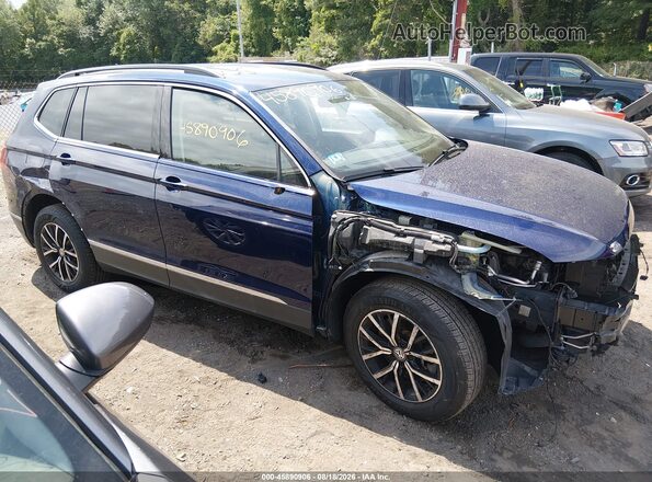 3VV2B7AX5MM058567 2021 VOLKSWAGEN TIGUAN Blue Widok wnętrza 360 stopni
