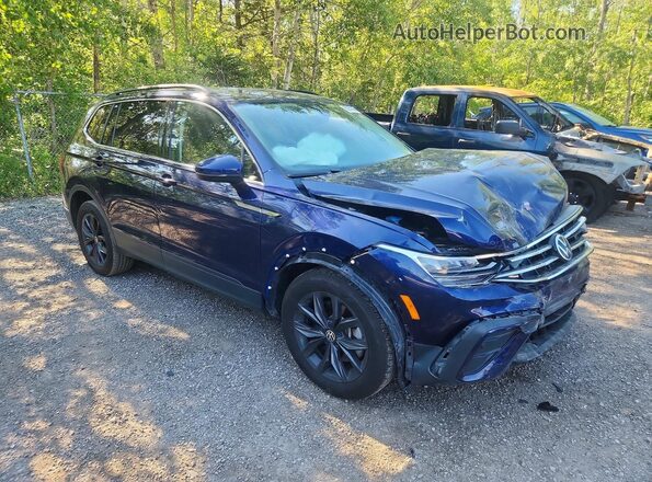 3VV2B7AX5RM126292 2024 VOLKSWAGEN TIGUAN Blue Przód prawy