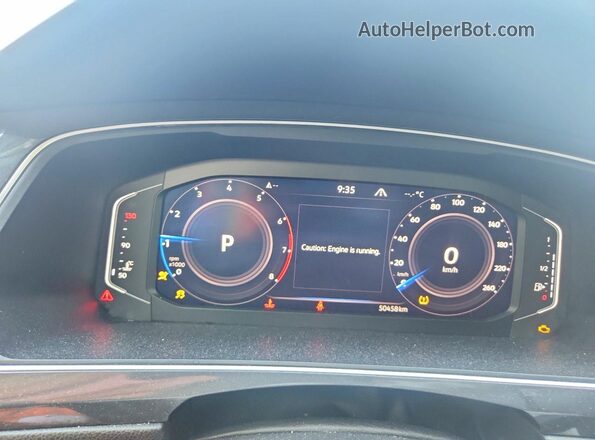 3VV2B7AX5RM126292 2024 VOLKSWAGEN TIGUAN Blue Widok zestawu wskaźników