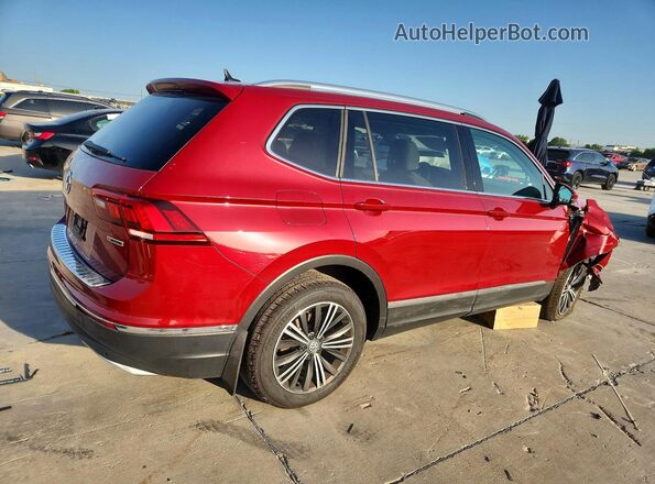 3VV2B7AX6KM006877 2019 VOLKSWAGEN TIGUAN Red Rear right