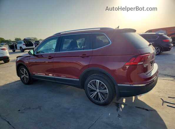 3VV2B7AX6KM006877 2019 VOLKSWAGEN TIGUAN Red Rear left