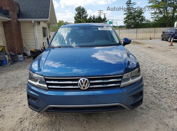 3VV2B7AX6KM047963 2019 VOLKSWAGEN TIGUAN Blue Widok z przodu