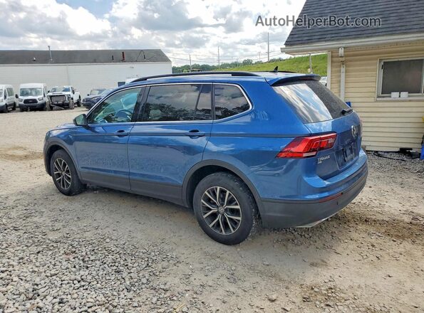 3VV2B7AX6KM047963 2019 VOLKSWAGEN TIGUAN Blue Tył lewy