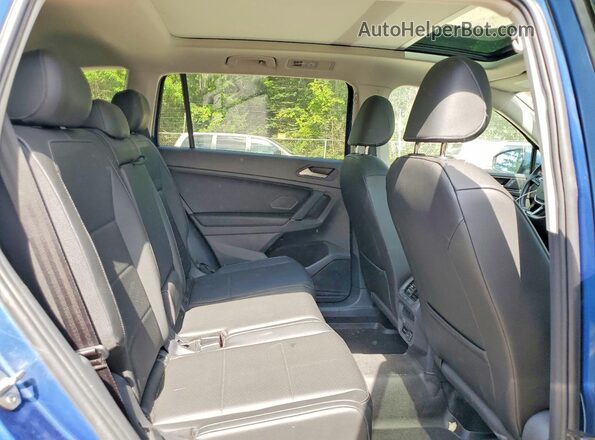 3VV2B7AX6KM047963 2019 VOLKSWAGEN TIGUAN Blue Widok wnętrza z tyłu