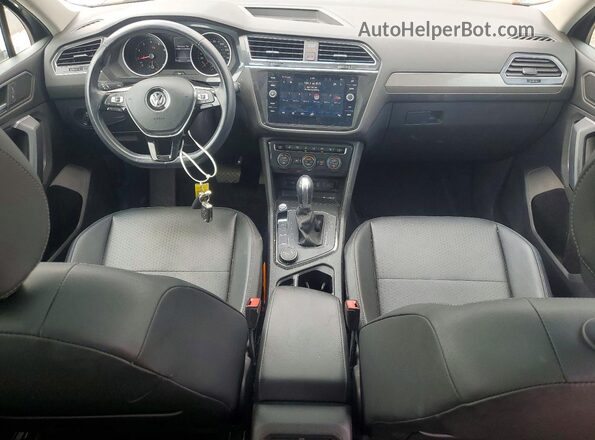 3VV2B7AX6KM062821 2019 VOLKSWAGEN TIGUAN Серый Вид панели приборов