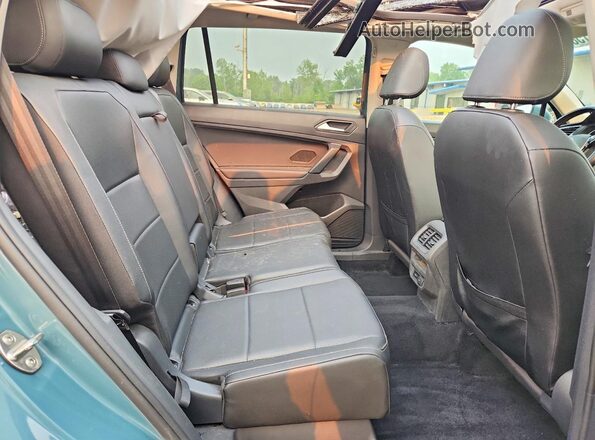 3VV2B7AX6KM136092 2019 VOLKSWAGEN TIGUAN Бирюзовый Вид задних сидений