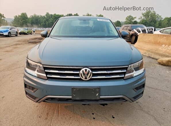 3VV2B7AX6KM136092 2019 VOLKSWAGEN TIGUAN Бирюзовый Вид спереди