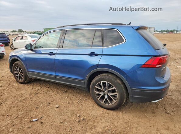 3VV2B7AX6KM153233 2019 VOLKSWAGEN TIGUAN Blue Trasero izquierdo