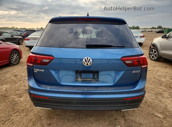 3VV2B7AX6KM153233 2019 VOLKSWAGEN TIGUAN Blue Vista trasera