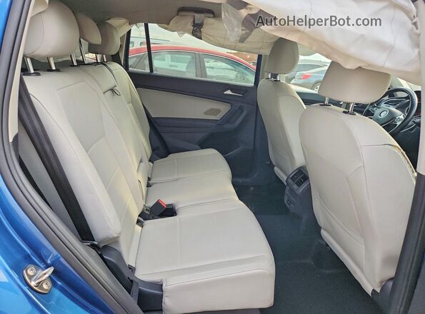 3VV2B7AX6KM153233 2019 VOLKSWAGEN TIGUAN Blue Vista de los asientos traseros