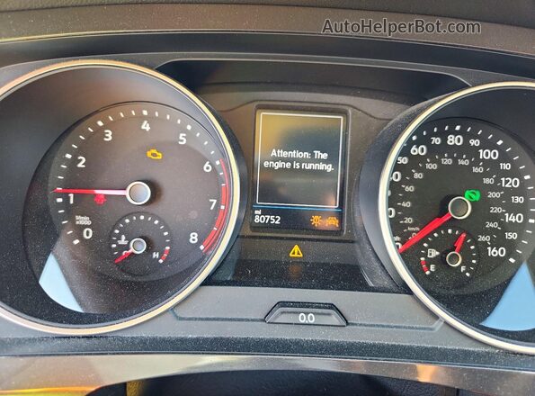 3VV2B7AX6LM076008 2020 VOLKSWAGEN TIGUAN Серый Вид щитка приборов