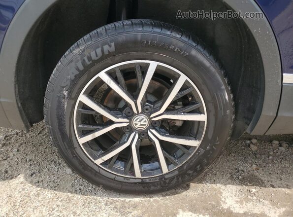 3VV2B7AX6MM128075 2021 VOLKSWAGEN TIGUAN Blue Widok wnętrza 360 stopni